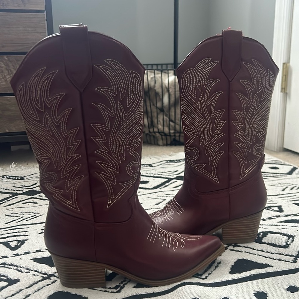 Mahogany Cowboy Boots